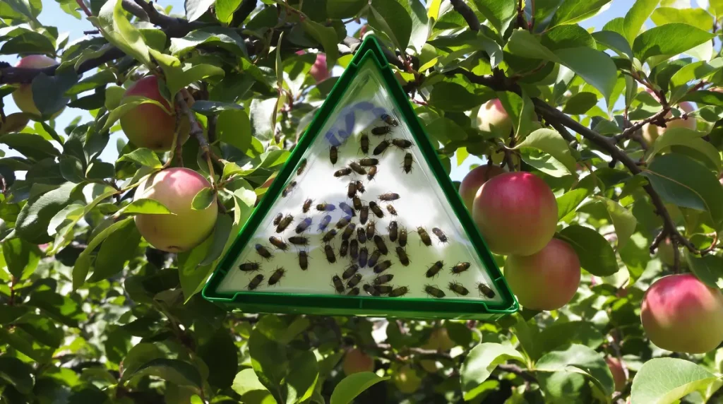 Je l'accrochais à l'envers depuis des années : l'orientation parfaite de mon piège a enfin sauvé toutes mes pommes des vers